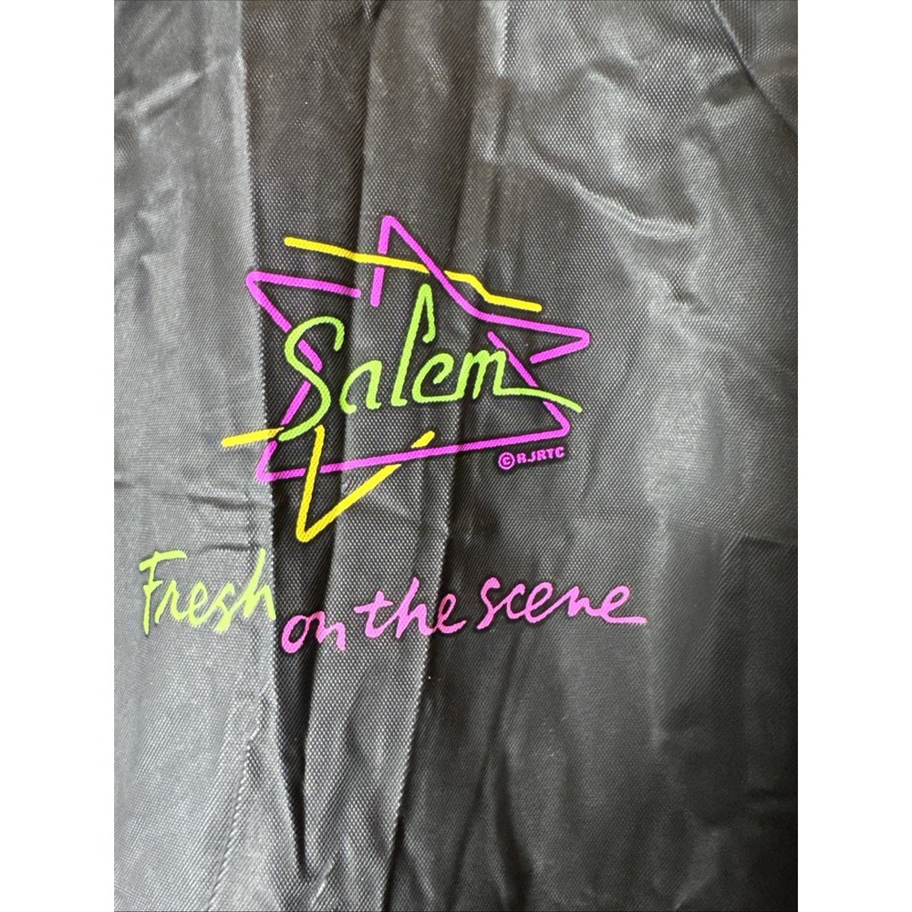 Vintage SALEM Fresh On The Scene Rain Windbreaker Zip Jacket PVC - Picture 2 of 9